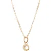 Nashelle Initial Pendant Necklace In Gold Fill - O