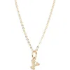 Nashelle Initial Pendant Necklace In Gold Fill - Y