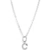 Nashelle Initial Pendant Necklace In Sterling Silver - C