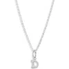 Nashelle Initial Pendant Necklace In Sterling Silver - D