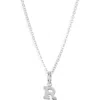Nashelle Initial Pendant Necklace In Sterling Silver - R
