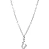 Nashelle Initial Pendant Necklace In Sterling Silver - U