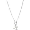 Nashelle Initial Pendant Necklace In Sterling Silver - X