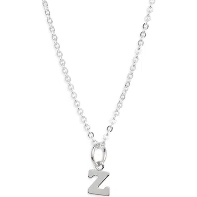 Nashelle Initial Pendant Necklace In Sterling Silver - Z