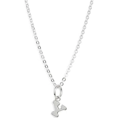 Nashelle Initial Pendant Necklace In Sterling Silver