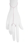 Nashelle Iris Bead Hand Chain