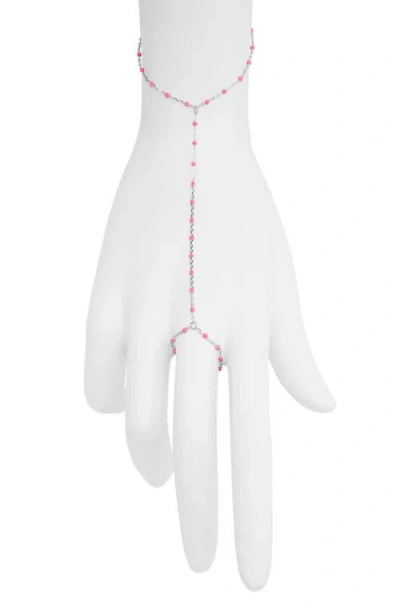 Nashelle Iris Bead Hand Chain