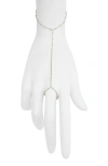 Nashelle Iris Bead Hand Chain