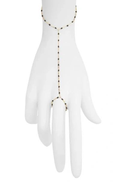 Nashelle Iris Bead Hand Chain