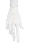 Nashelle Iris Bead Hand Chain
