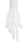 Nashelle Iris Bead Hand Chain