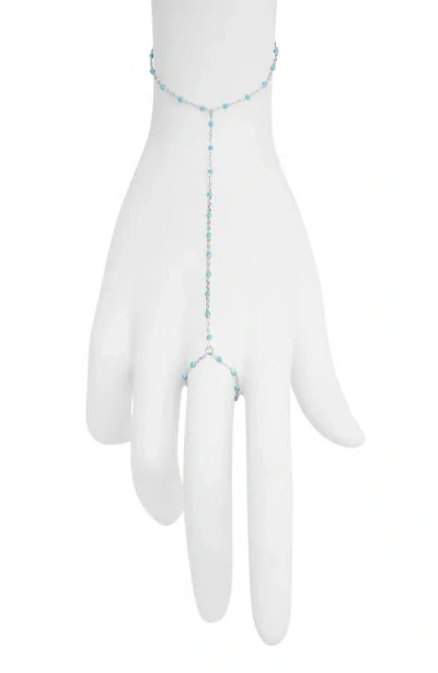 Nashelle Iris Bead Hand Chain