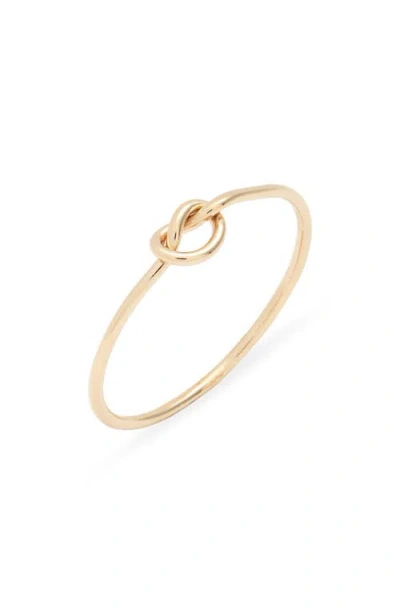 Nashelle Knot Ring In Gold Fill