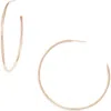 Nashelle Large Loom Hoop Earrings In Gold