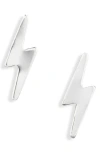 Nashelle Lightning Bolt Stud Earrings In Multi