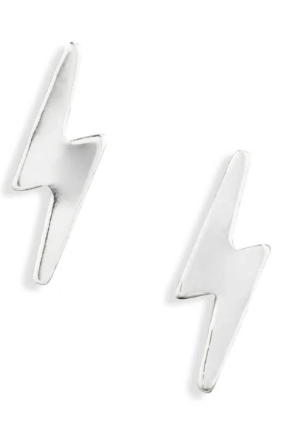 Nashelle Lightning Bolt Stud Earrings In Multi
