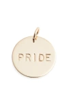 Nashelle Pride Charm In Gold