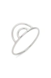 Nashelle Rainbow Ring In Sterling Silver