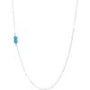 Nashelle Semiprecious Stone Station Chain Necklace