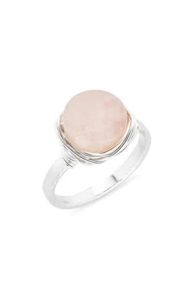Nashelle Semiprecious Stone Wire-wrapped Ring