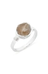 Nashelle Semiprecious Stone Wire-wrapped Ring