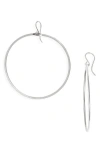 Nashelle Signature Large Hoop Earrings In Metallic