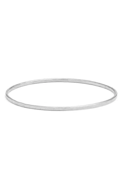 Nashelle Signature Slim Bangle In Metallic