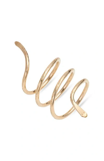 Nashelle Snake Wrap Ring In Gold