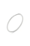 Nashelle Sparkler Stackable Ring In Sterling Silver
