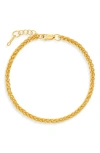 Nashelle Wheat Chain Bracelet