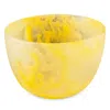 Nashi Deep Bowl, Medium In Yellow Swirl