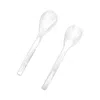 Nashi Everyday Salad Serving Set In White Swirl