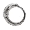 Nasi Silver Women's Chunky Kroko Delios Crocodile Ring- Silver