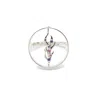 Nasi Silver Women's Coral Ring- Dusk Edition, Silver In Silver