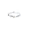 Nasi Silver Women's Eternity Neshama Fish Band- Opal- Silver In Metallic
