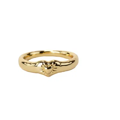 Nasi Silver Women's Falling Into You Ring- Gold