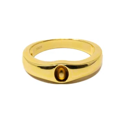 NASI SILVER WOMEN'S REBIRTH RING- POLISHED -GOLD