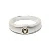 Nasi Silver Women's Rebirth Ring- Satin, Silver In Gray