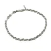 Nasi Silver Women's Yardena Rope Chain Bracelet- Silver In Metallic