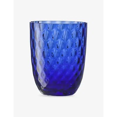 Nason Moretti Blue Balloton Idra Water Glass