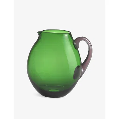 Nason Moretti Blueberry Green Dandy Glass Jug