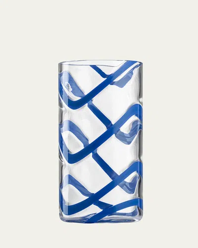 Nason Moretti Cyrcus Highball Glass, 15.2 Oz. In Blue