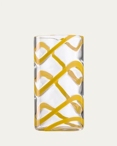 Nason Moretti Cyrcus Highball Glass, 15.2 Oz. In Yellow