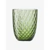 Nason Moretti Soraya Green Balloton Idra Water Glass