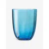 Nason Moretti Turquiose Optic Idra Water Glass
