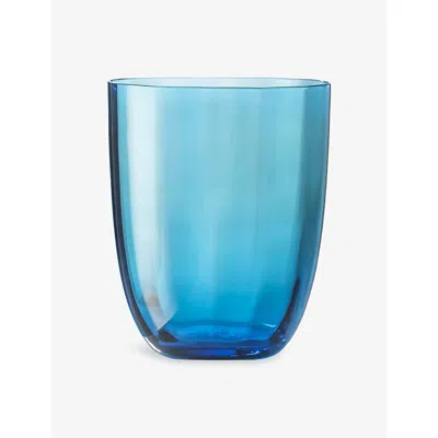 Nason Moretti Turquiose Optic Idra Water Glass