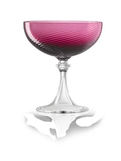 Nasonmoretti 3/62 Champagne Glass In Purple