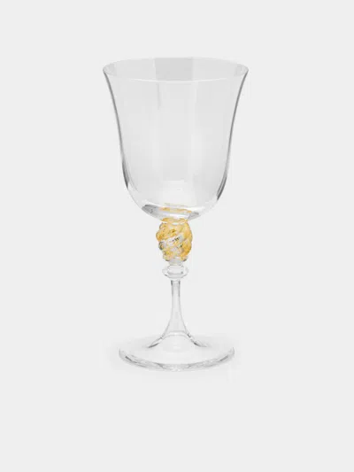 Nasonmoretti A/81 Hand-blown Murano Water Glass  Abask Luxury Gift In Transparent