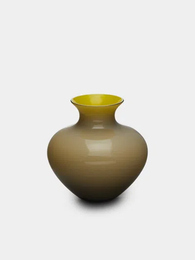 Nasonmoretti Antares Hand-blown Murano Glass Bud Vase  Abask Luxury Gift In Multi