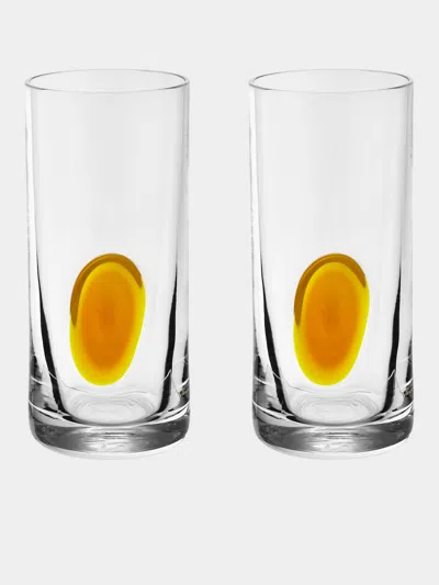 Nasonmoretti Archive Revival 1958 Hand-blown Murano Cordial Glasses (set Of 2) In Transparent